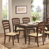 102841 Baker Dining Table in Warm Brown by Coaster w/Options