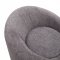 Moon Sectional Sofa in Dark Gray Fabric by J&M w/Optional Chair