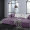 Qokmis Sectional Sofa LV00389 Purple Velvet by Acme