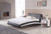 Kiro Bed Black & White Leatherette by American Eagle