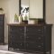 Mabel 203151 5Pc Bedroom Set in Black/Brown by Coaster w/Options