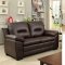 Parma Sofa CM6324BR in Brown Leatherette w/Options