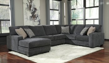 Tracling Sectional Sofa 72600 in Slate Fabric by Ashley [SFASS-72600 Tracling Slate]