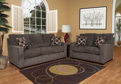 16186-127 Highlander Sofa & Loveseat Set in Fabric by Chelsea