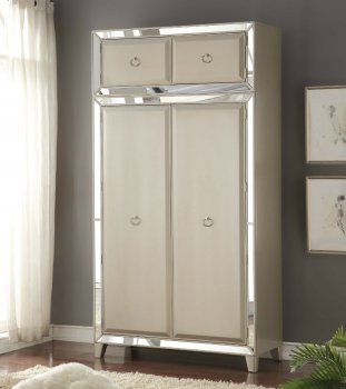 Voeville Double Wardrobe 20991 in Antique Gold by Acme [AMWA-20991-Voeville]