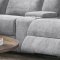 Thomas Power Motion Sectional Sofa in Gray Fabric by Klaussner