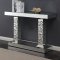 Neirin Console Table & Mirror Set CM536CT-S in Mirror & Crystal