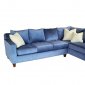 K51600 Bosko Sectional Sofa in Grey Blue Fabric by Klaussner