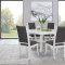 Judd Dining Set 5Pc 109330 in Pearl White by Coaster