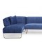 Caprice Sectional Sofa TOV-L6119 in Navy Velvet by TOV Furniture