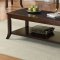 701582 3Pc Coffee Table Set in Deep Brown by Coaster