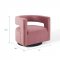 Spin Swivel Accent Chair in Dusty Rose Velvet by Modway