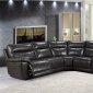 Martin Power Motion Sectional Sofa in Grey by Leather Italia