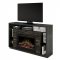 Joseph Electric Fireplace Media Console by Dimplex w/Logs