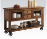 Kadri 98180 Kitchen Cart in Chestnut by Acme