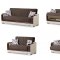 Texas Sofa Bed in Brown Fabric by Empire w/Options