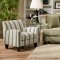 Bella Chocolate Fabric Sectional Sofa w/Optional Chair & Ottoman