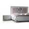 White Lacquer Finish Modern Bedroom w/Optional Casegoods