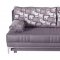 Europa Sofa Bed Convertible in Gray Fabric by Mobista