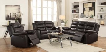 Rodman Motion Sofa 602221 in Dark Brown by Coaster w/Options [CRS-602221 Rodman]