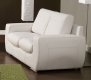 SM6032 Tekir Loveseat in White Bonded Leather