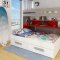 Trasman Bo10 Bunk Bed in Molina/White/Red by ESF