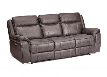 Cadi Power Motion Sofa & Loveseat Set in Gray w/Options [MSS-Cadi MNY2242 Gray]