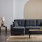 Mocca Sectional Sofa in Dupont Anthracite Fabric by Bellona