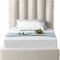 Lily Bed in Cream Velvet by Meridian w/Options