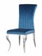 Carone Dining Chair Set of 4 105076 in Teal Velvet by Coaster