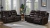 North Power Recliner Sofa 650401PP in Dark Brown by Coaster