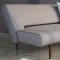 Unfurl Sofa Bed in Gray Fabric w/Wooden Legs by Innovation