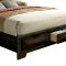 Nikomedes CM7557 Bedroom in Espresso w/Bookcase Headboard