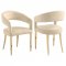 Venera Dining Table 150541 in White & Gold by Coaster w/Options