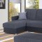 Lego Sectional Sofa Convertible in Rola Grey by Rain