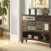 950329 Accent Cabinet in Brown by Coaster w/Mismatched Drawers