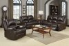 Boston Motion Sofa & Loveseat 600971 Brown by Coaster w/Options