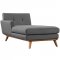 Engage Sectional Sofa in Gray Fabric by Modway w/Options