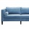 Cooper Sofa TOV-S18 in Blue Velvet Fabric by TOV Furniture