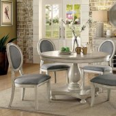 Kathryn Dinette Set CM3872WH-RT 5Pc Set in Antique White w/Opt