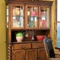 Walnut Finish Casual Buffet with Rope Twist Details