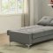 Dorian Adjustable Sofa & Loveseat 52810 in Gray Linen by Acme