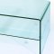 Clear Tempered Contemporary Glass Coffee Table