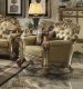 Vendome Chair 53002 in Bone Leatherette by Acme w/Options