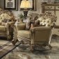 Vendome Chair 53002 in Bone Leatherette by Acme w/Options