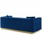 Vivacious Sofa in Navy Velvet Fabric by Modway