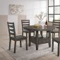 Caprice 5Pc Dinette Set CM3879RT in Antique Warm Gray