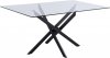 Xander Dining Table 903 by Meridian w/Black Metal Base