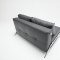 Cubed Convertible Sofa Bed Black Leatherette by Innovation