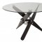 Hagelin Dining Table 72325 in Black & Chrome by Acme w/Options